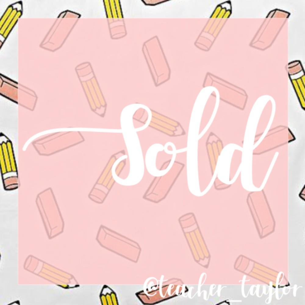 All items past this point are sold!